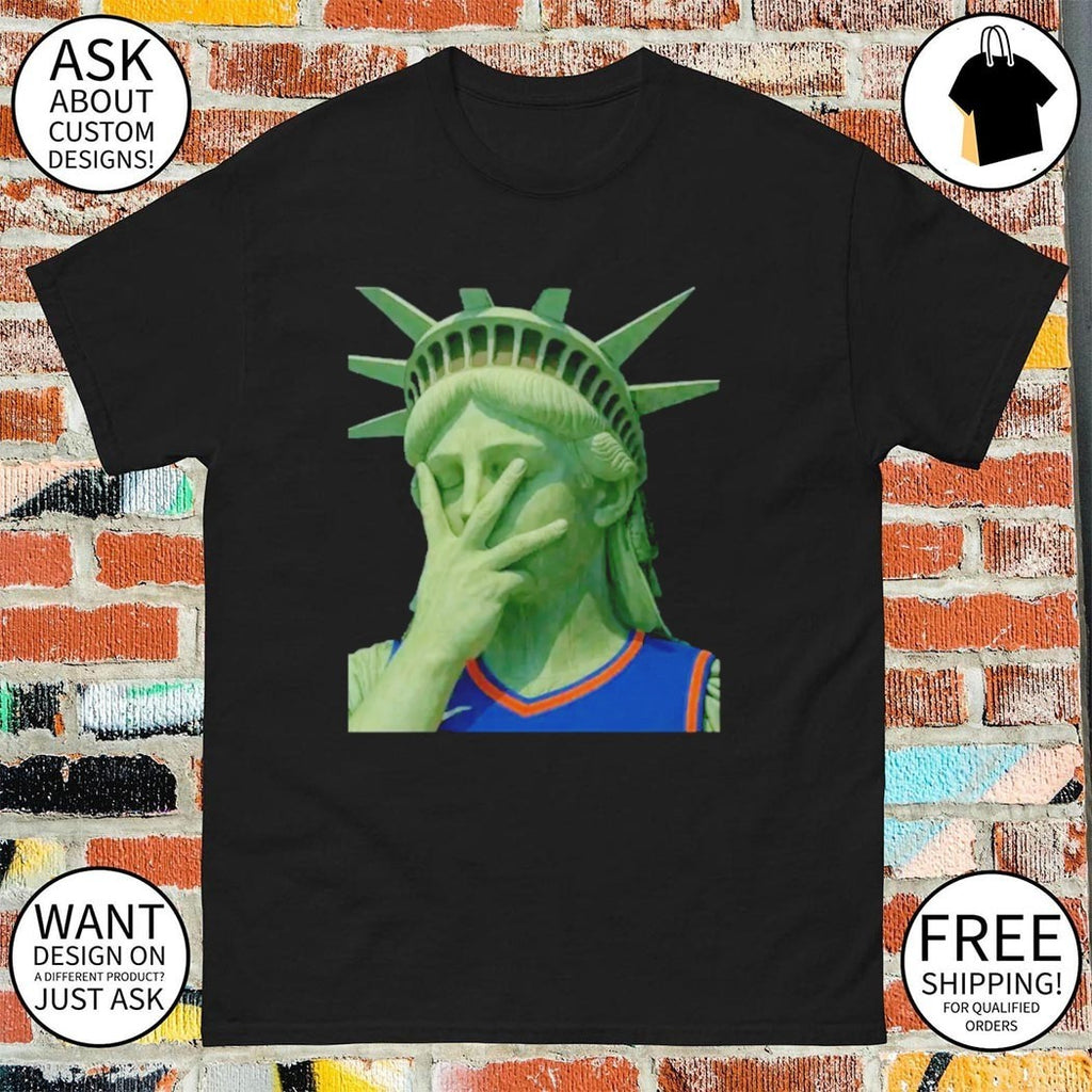 Liberty and Brunson for All Jalen Brunson 3 points pose shirt