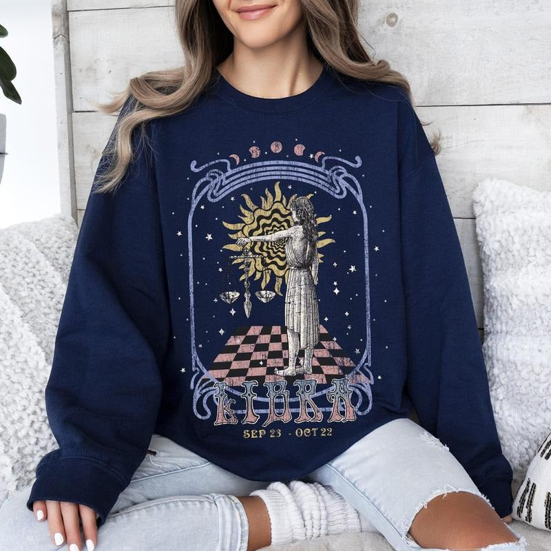 Libra Zodiac, Astrology, Horoscope Sweatshirt Shirt Hoodie | PrintMintTees.com