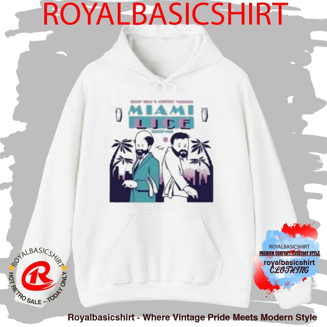Lice Aesop Rock &amp; Homeboy Sandman Miami Lice T-Shirt