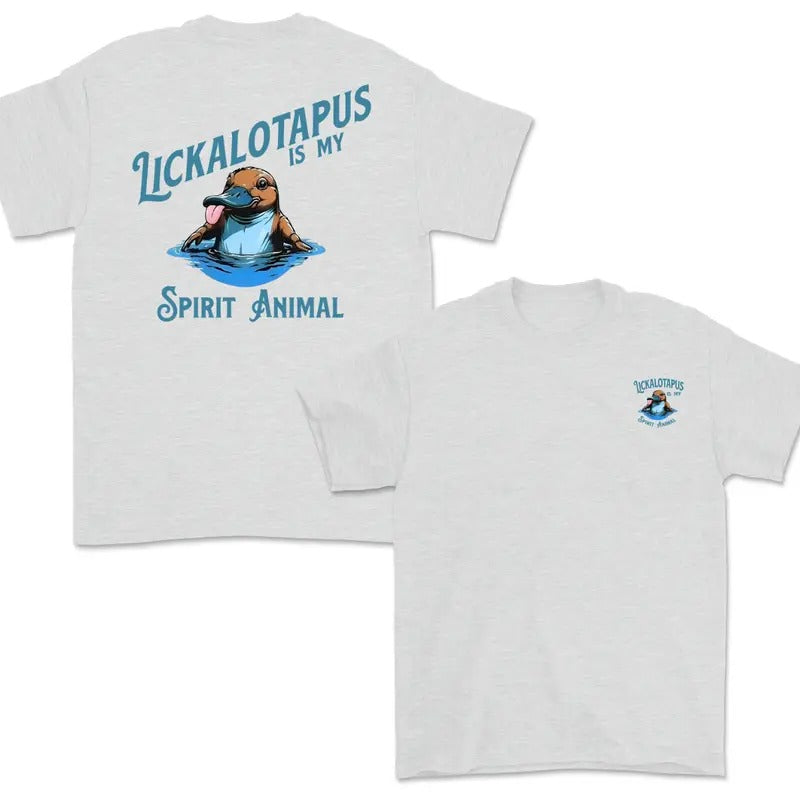 Lickalotapus Is My Spirit Animal Men's Funny T-Shirt Crewneck Menswear Hoodie Sweatshirt | PrintMintTees.com