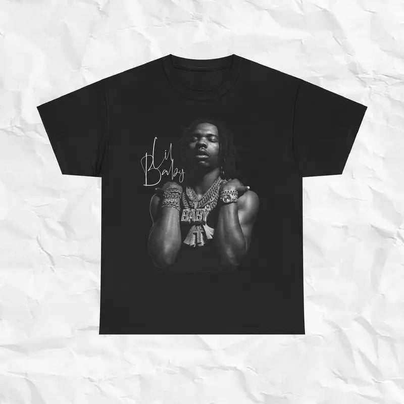Lil Baby Lil Baby Lil Baby Rap Concert Hip Hop Rapper Lil Baby Bootleg Vintage Retro Lil Baby Shirt Him Her Short Sleeve Shirt T-Shirts, Hoodie, Sweatshirt