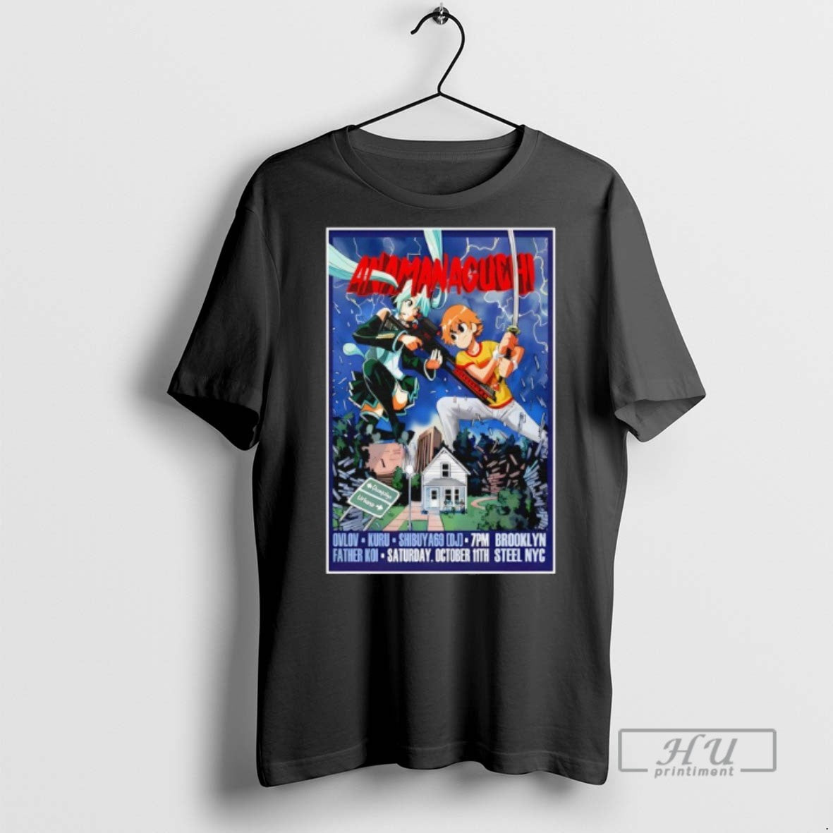 Limited Edition Anamanaguchi Brooklyn Ny October 11 2025 Show Graphic Tee Shirt Sweatshirt Hoodies