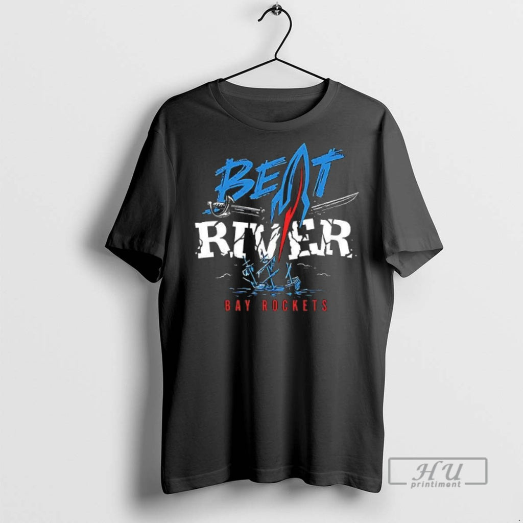 Limited Edition Beat River Bay Rockets Classic Graphic Tee Shirt Sweatshirt Hoodies