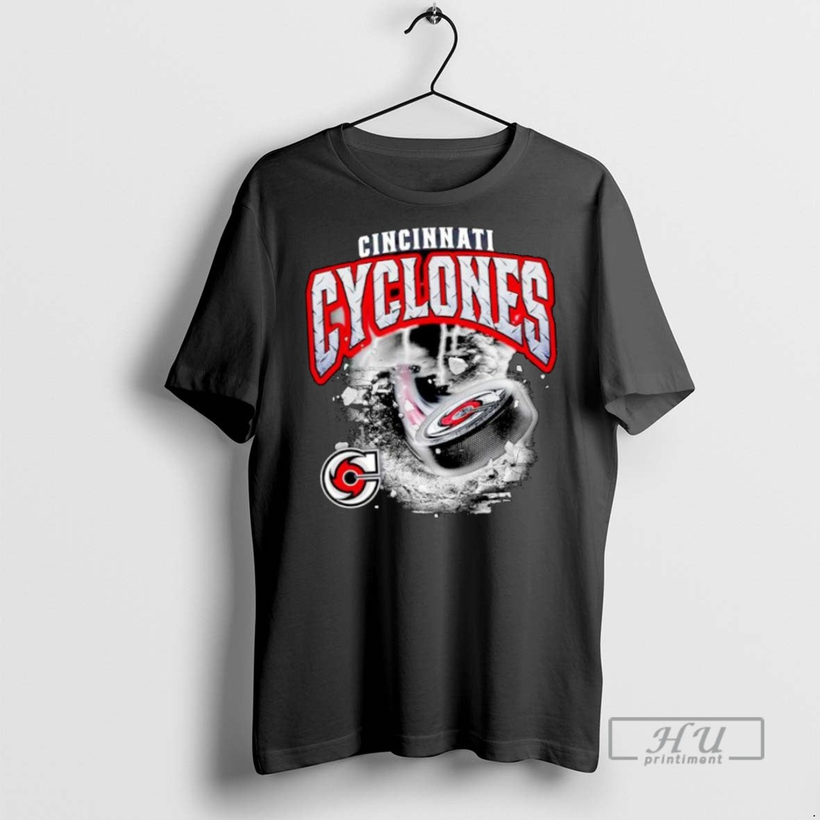 Limited Edition Cincinnati Cyclones Storm Logo Ornaments Graphic Tee Shirt Sweatshirt Hoodies