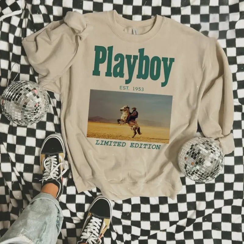 Limited Edition Crewneck sweatshirt, graphic tees women, western outfits women, western tops clothing, rodeo cowgirl...