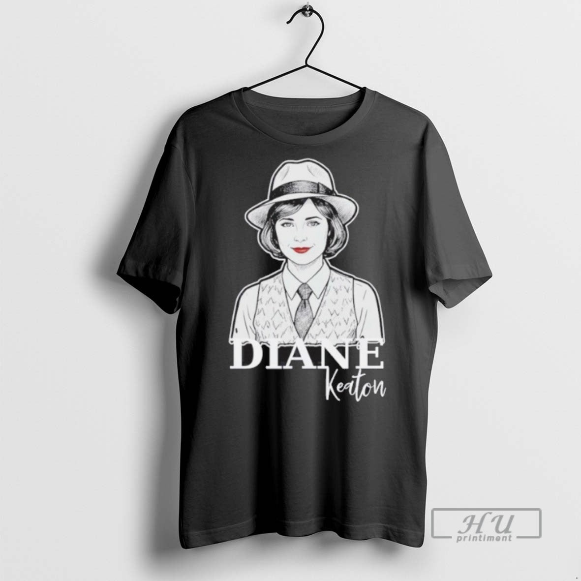 Limited Edition Diane Keaton Annie Hall Style Graphic Tee Shirt Sweatshirt Hoodies