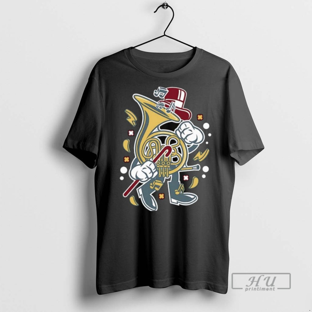 Limited Edition Drawing British Horn Street Cartoon Long Sleve Graphic Tee Shirt Sweatshirt Hoodies