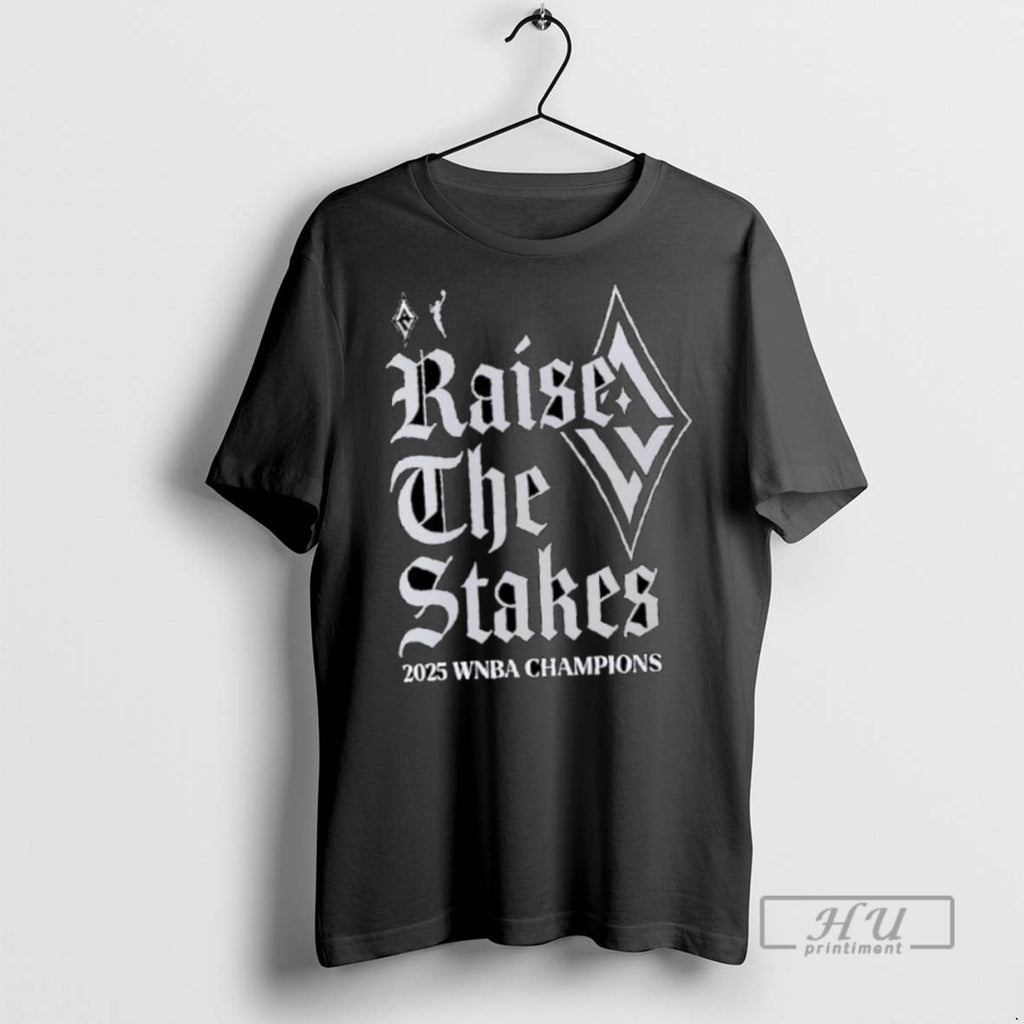 Limited Edition Las Vegas Aces 2025 Wnba Finals Champions Raise The Stakes Ornaments Graphic Tee