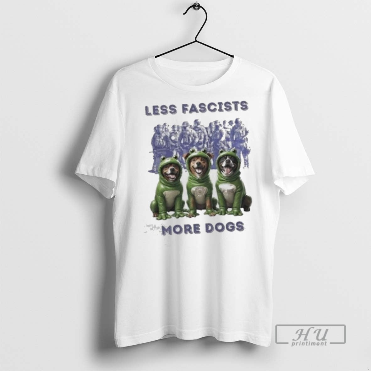 Limited Edition Less Fascists More Dogs Graphic Tee Shirt Sweatshirt Hoodies