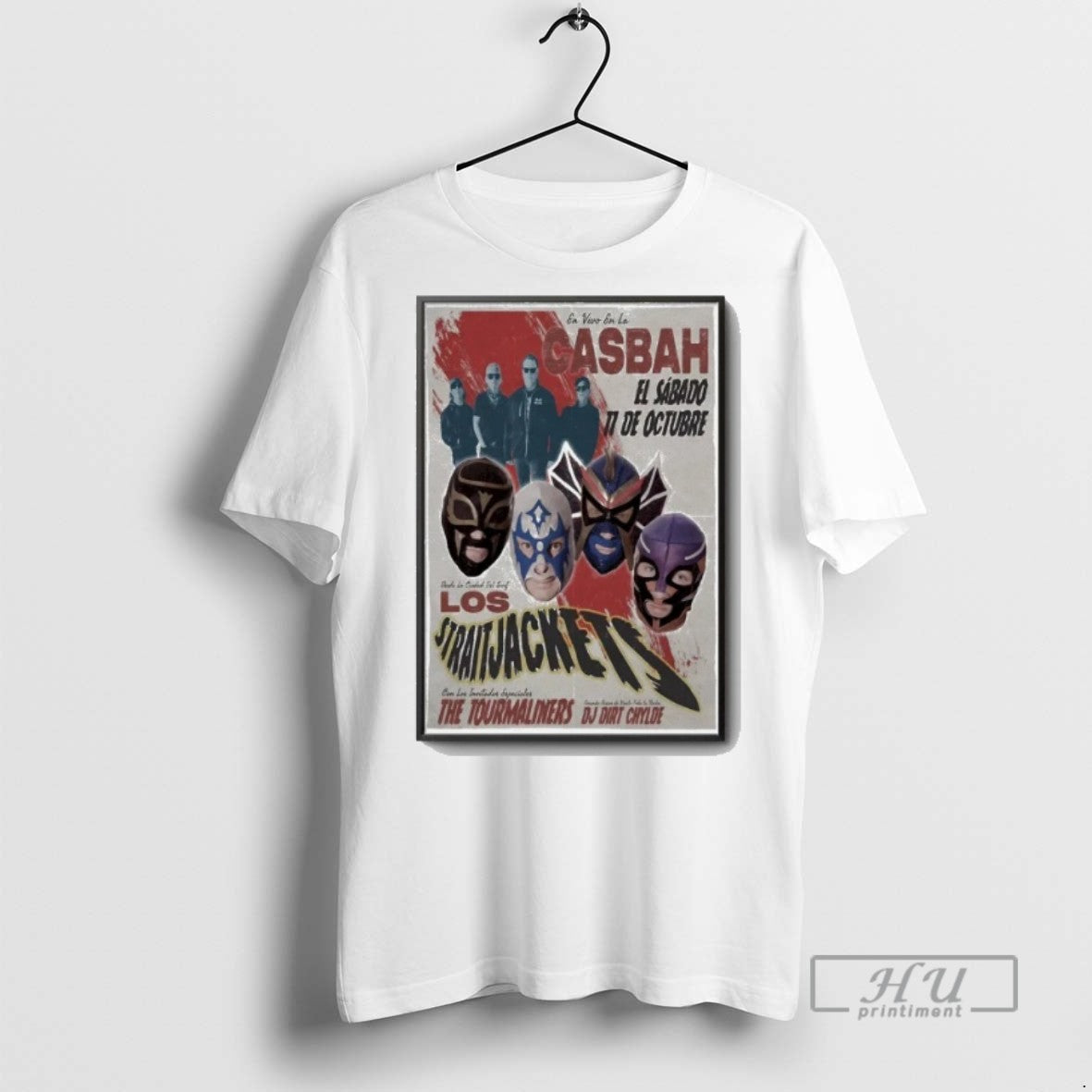 Limited Edition Los Straitjackets With The Tourmaliners Oct 11 2025 San Diego Ca Graphic Tee