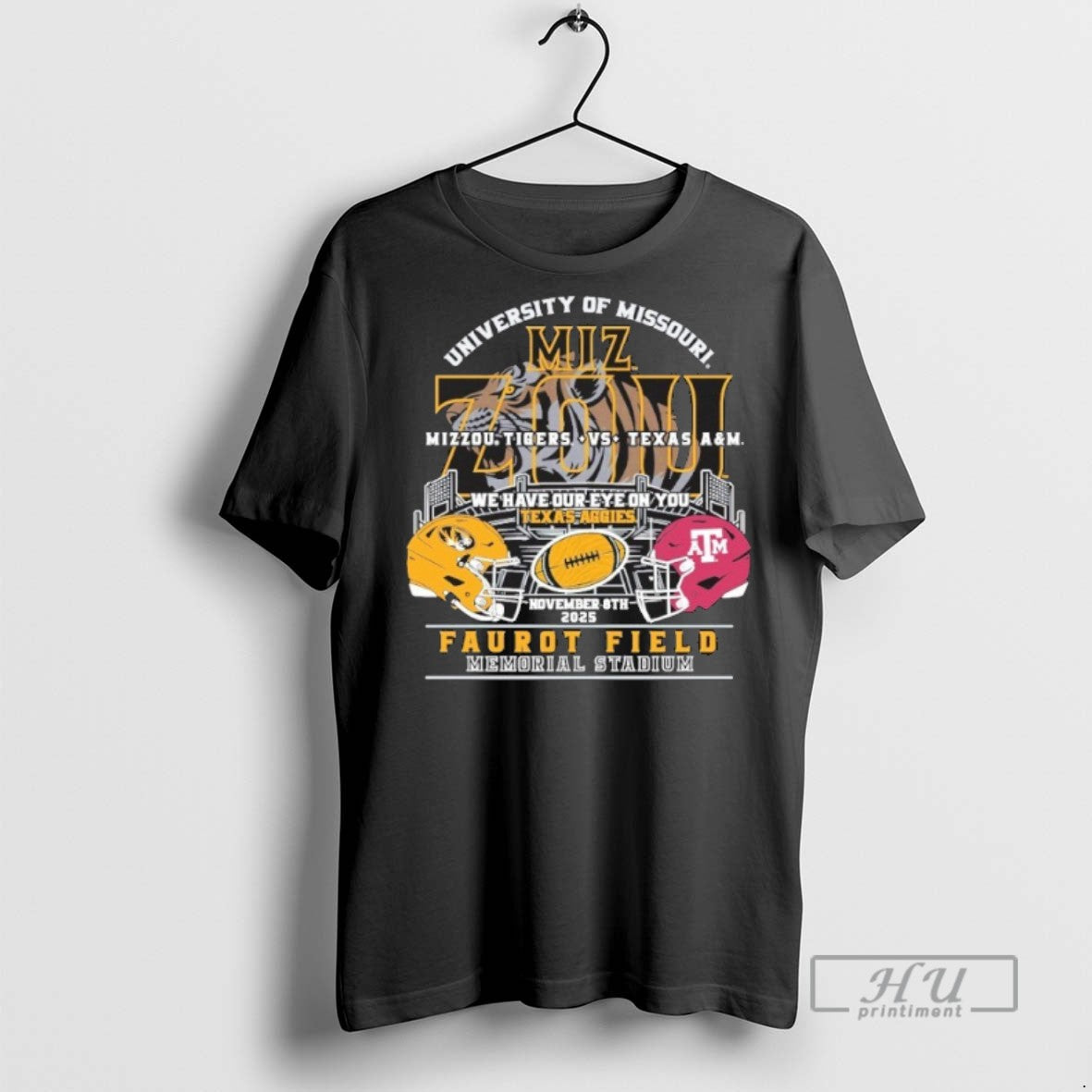 Limited Edition Mizzou Tigers Vs Texas Am 2025 We Have Our Eye On You Graphic