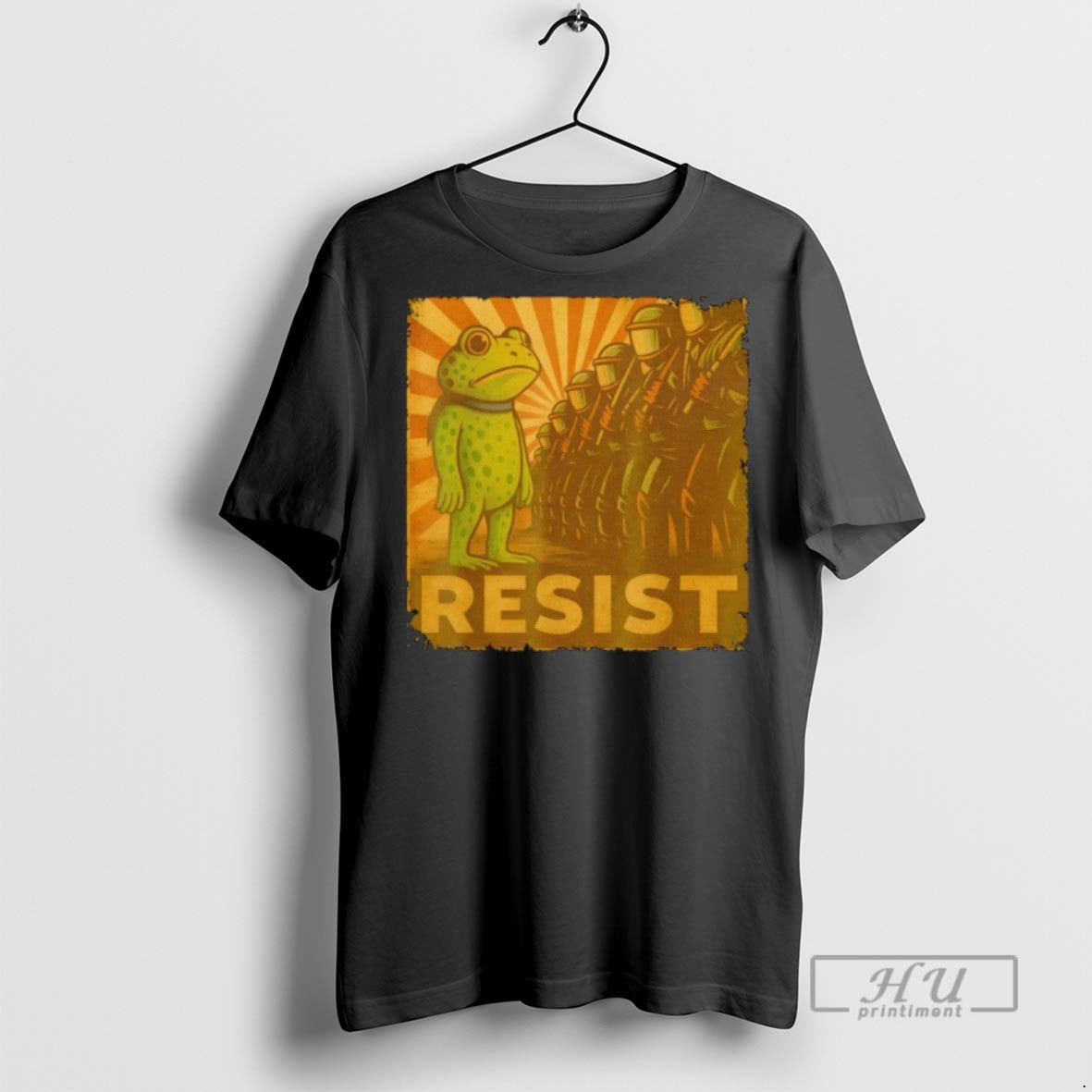 Limited Edition Portland Frog Protest Propaganda Resist Activist Graphic Tee Shirt Sweatshirt Hoodies