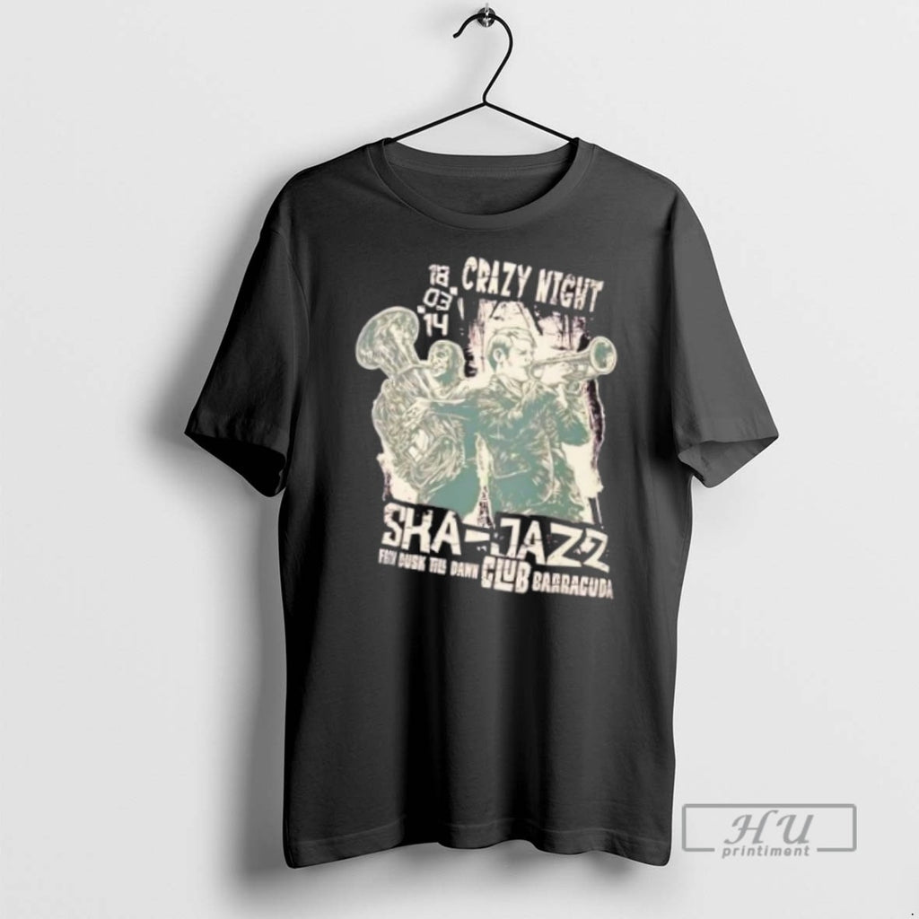 Limited Edition Ska Jazz Retro Club Barracuda Music Graphic Tee Shirt Sweatshirt Hoodies