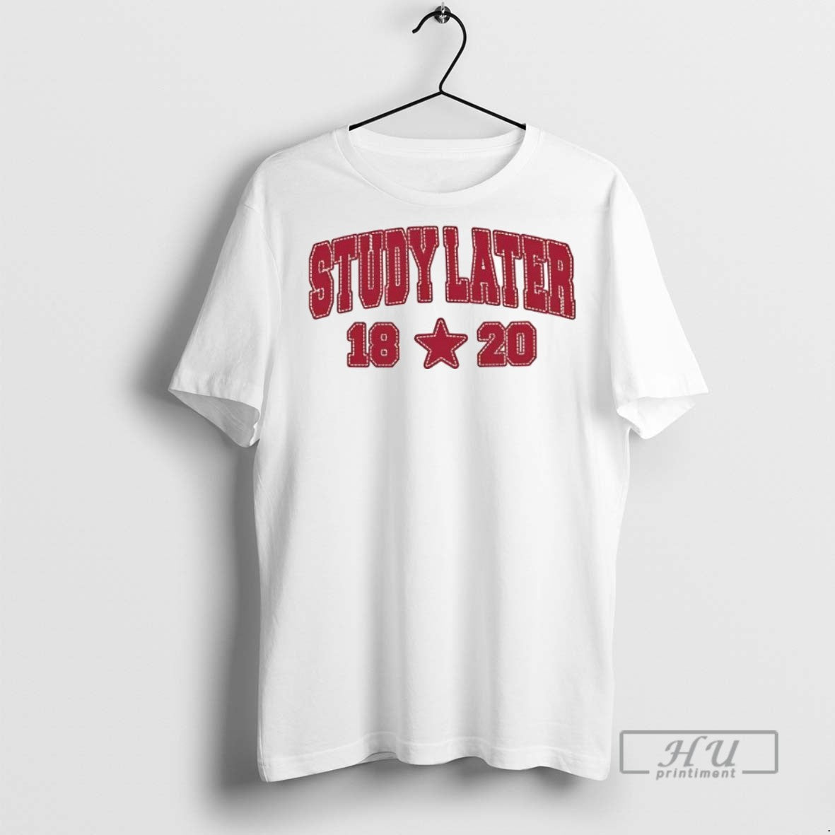 Limited Edition Study Later 1820 Star Graphic Tee Shirt Sweatshirt Hoodies
