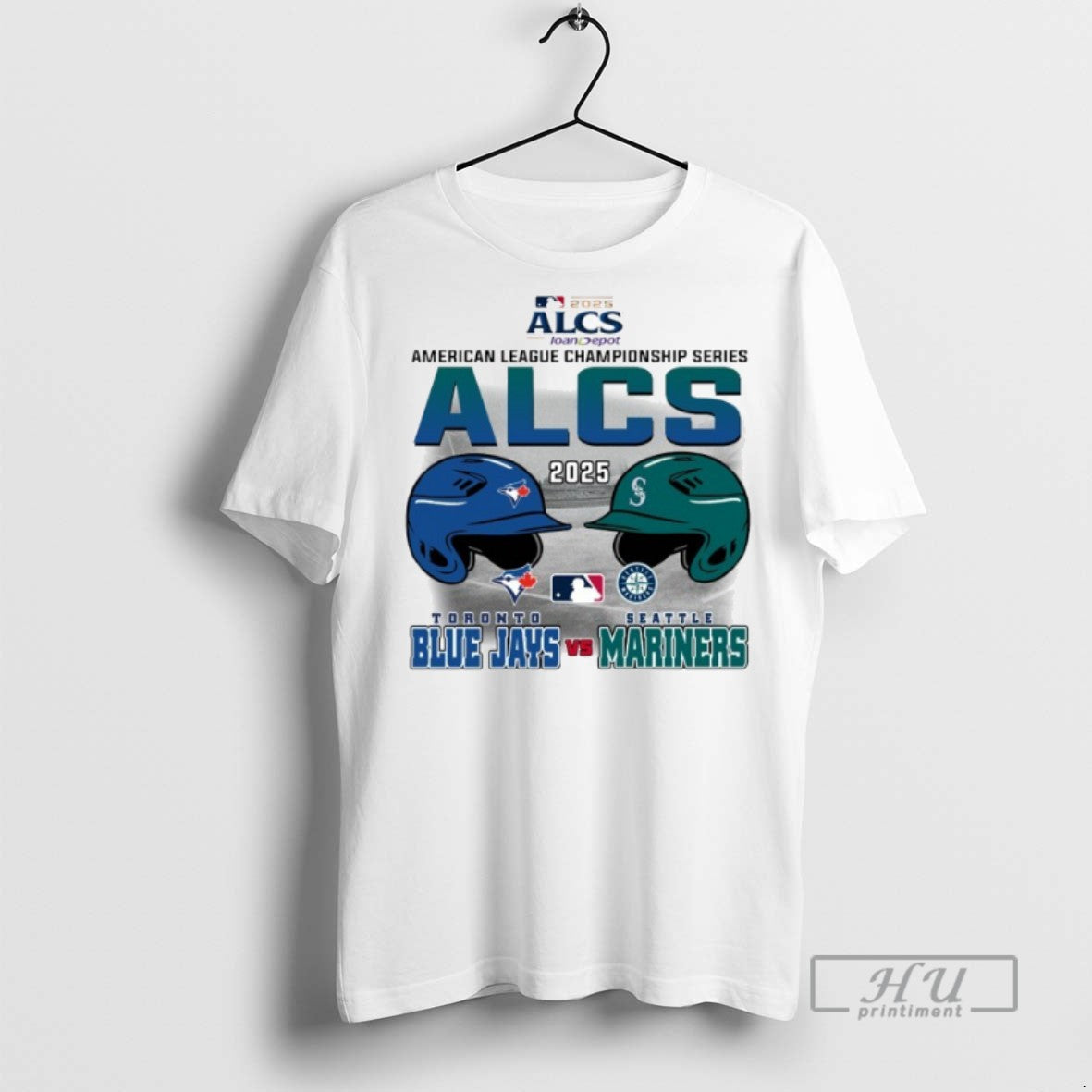 Limited Edition Toronto Blue Jays Vs Seattle Mariners 2025 Alcs Head To Head Graphic Tee