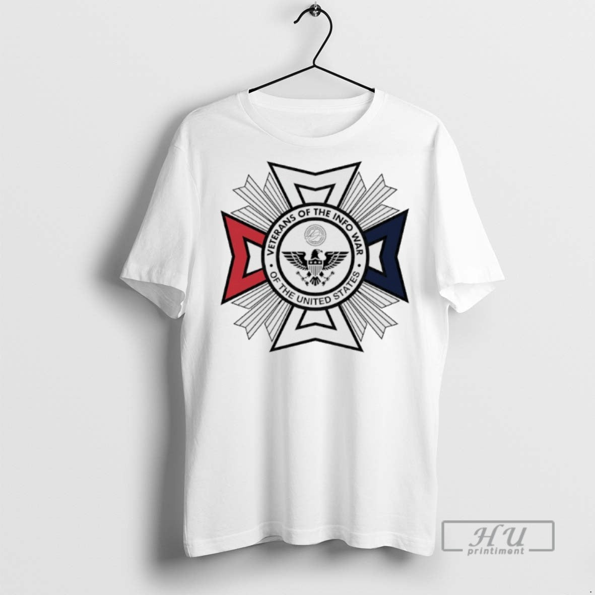 Limited Edition Us Veteran Of The Infowar Of The United States Graphic Tee Shirt