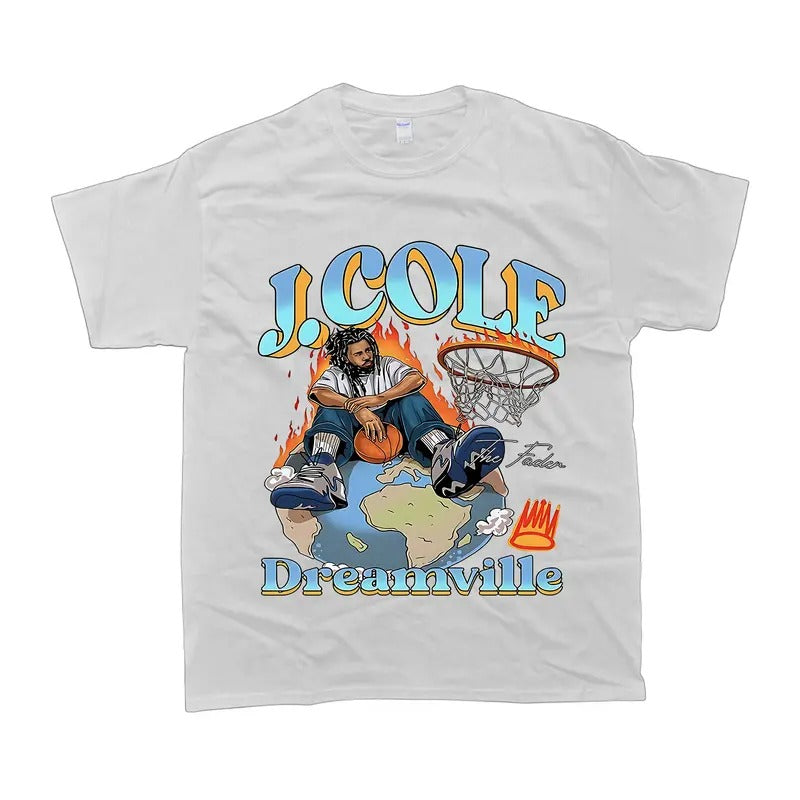 Limited J Cole Dreamville Vintage T-Shirt For Men For Women Hoodie Sweatshirt | PrintMintTees.com