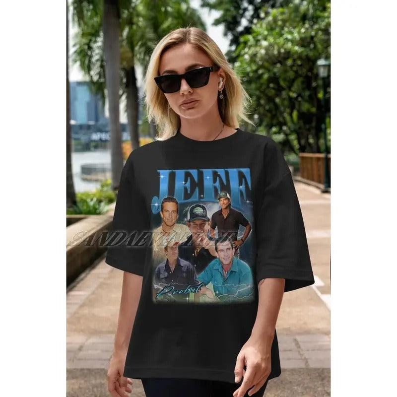 Limited Jeff Probst Vintage Tshirt, Jeff Probst Fan Tees,Unisex Shirt Hoodie Sweatshirt Tank top, Long Sleeve