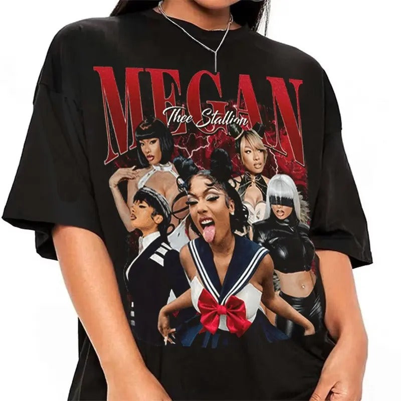 Limited Megan Thee Stallion Shirt Tour 2024, Vintage Megan Thee Stallion 90s Shirt, Rapper Megan Thee Stallion Tour 2024...