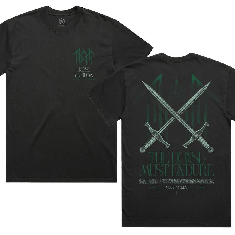 Limited Sleep Token House Veridian House Must Endure Sleep Token Even Arcadia Fans Top T-Shirts, Hoodie, Sweatshirt