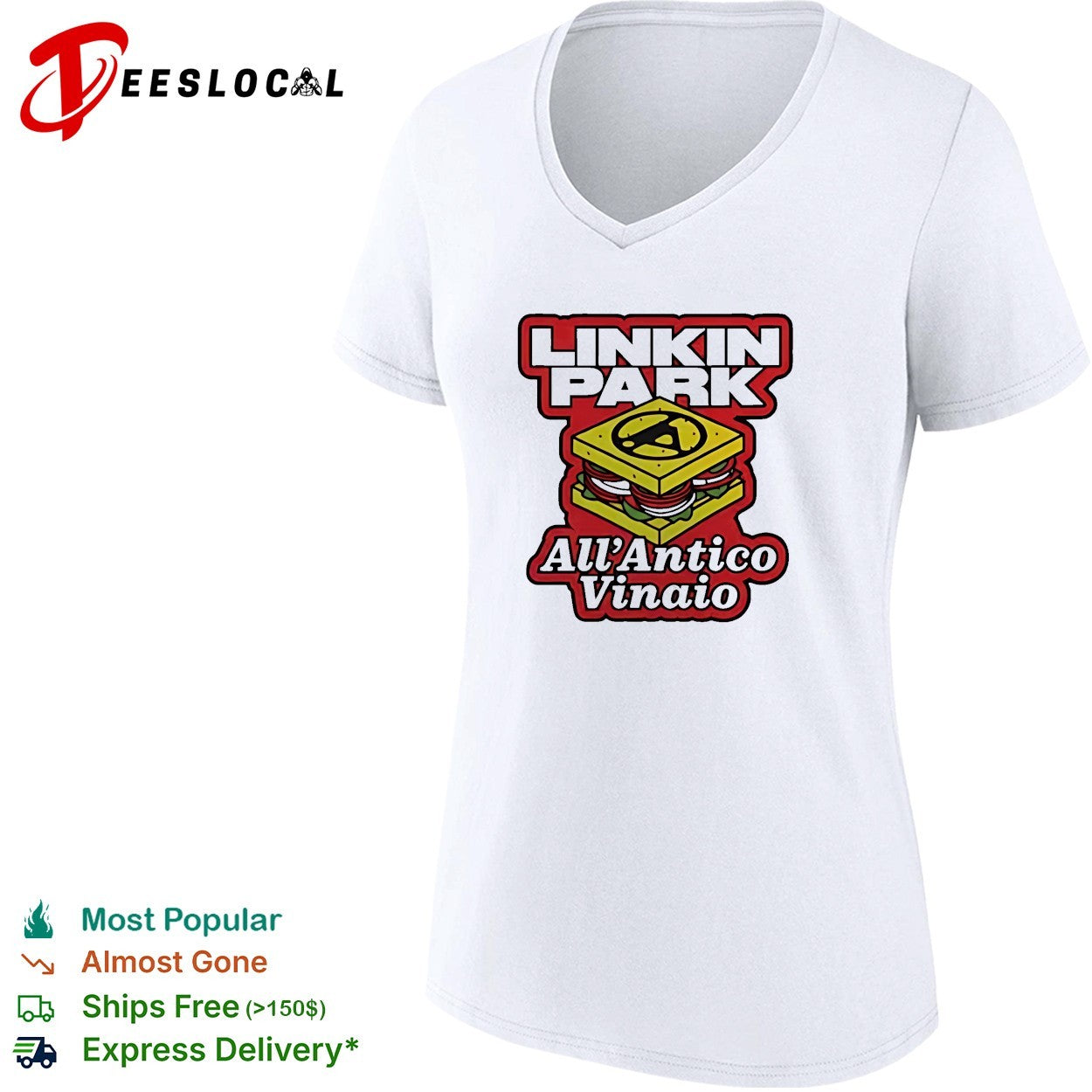 Linkin Park Firenze Italia Florence Emporio Da Zero All’Antico Vinaio Trucker shirt