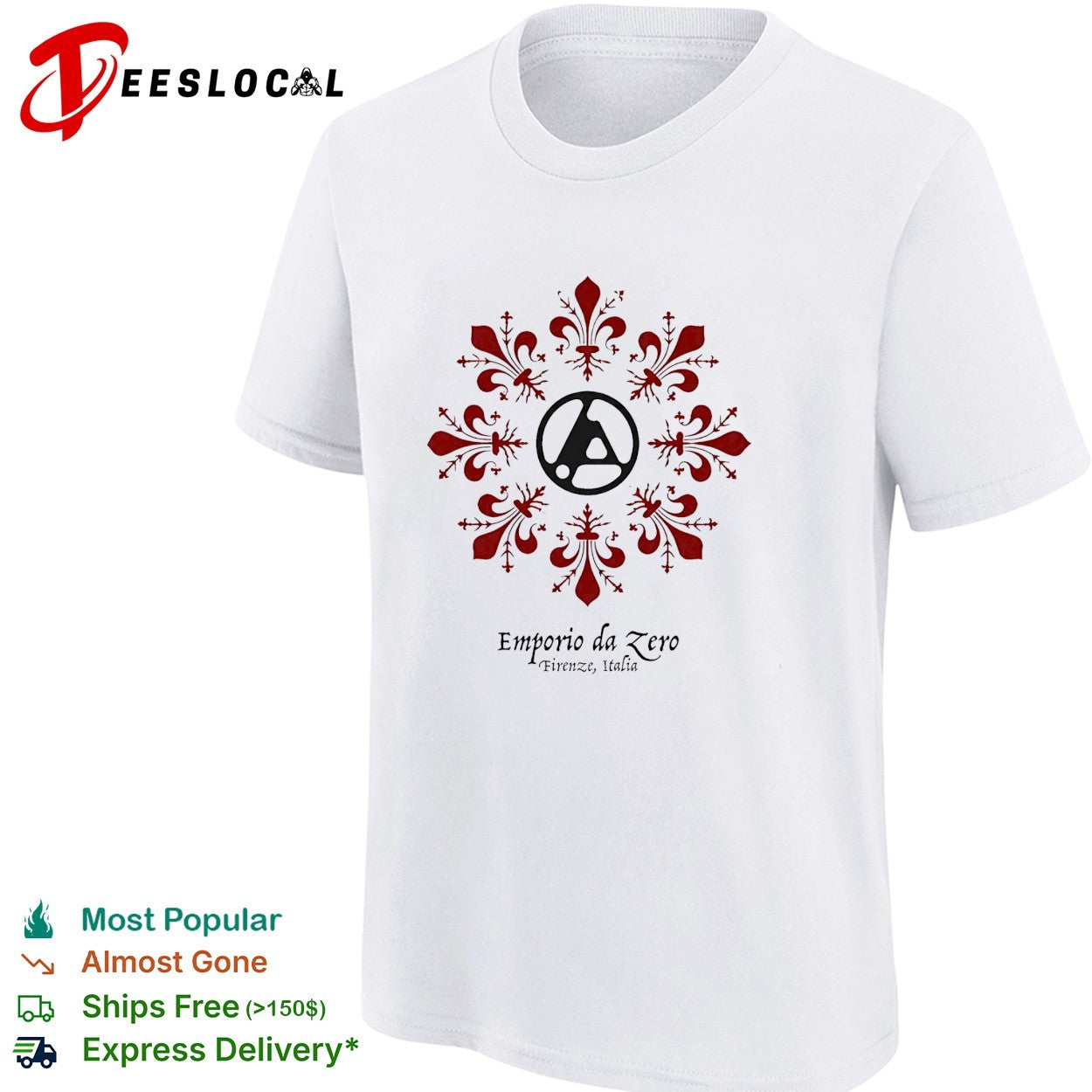 Linkin Park Firenze Italia Florenze Emporio Da Zero Flower Logo shirt