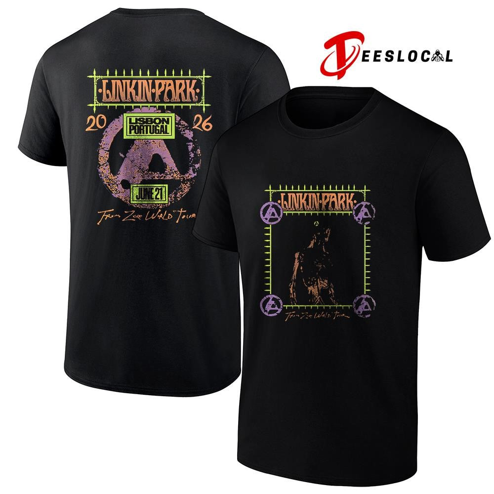 Linkin Park Lisbon Portugal Rio From Zero graphic shirt