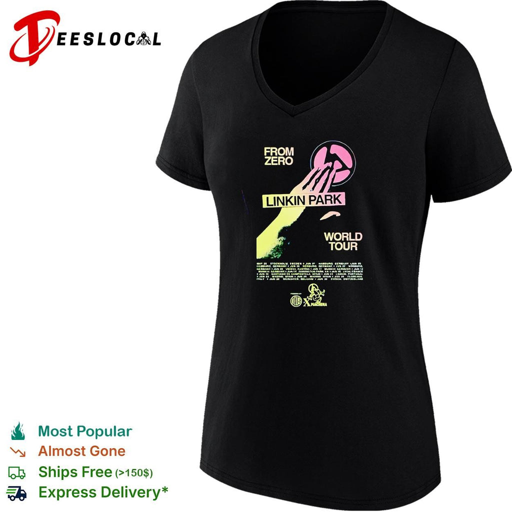 Linkin Park x Deus Ex Machine Madrid Spain 2026 Zero The Hand shirt