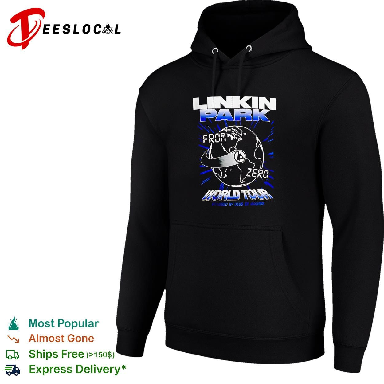 Linkin Park x Deus Ex Machine Madrid Spain 2026 Zero Time shirt