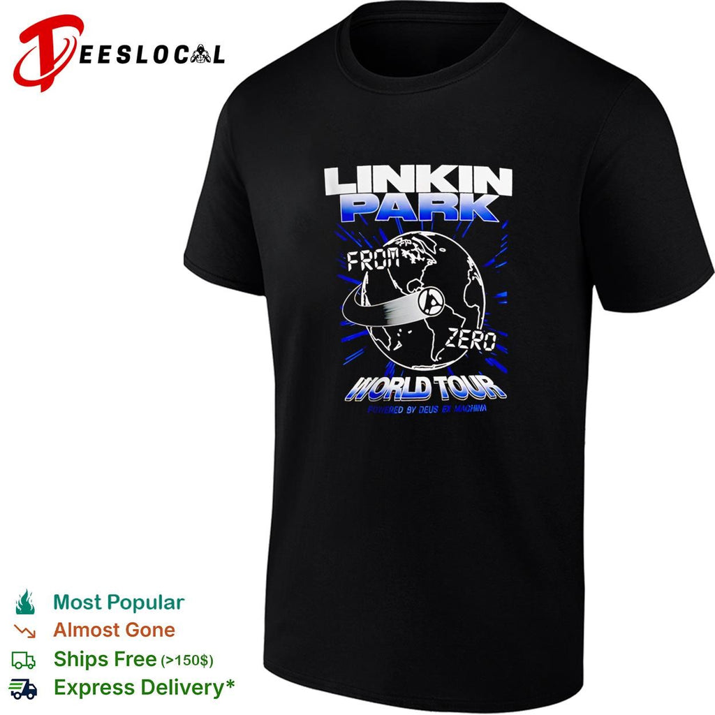 Linkin Park x Deus Ex Machine Madrid Spain 2026 Zero Time shirt