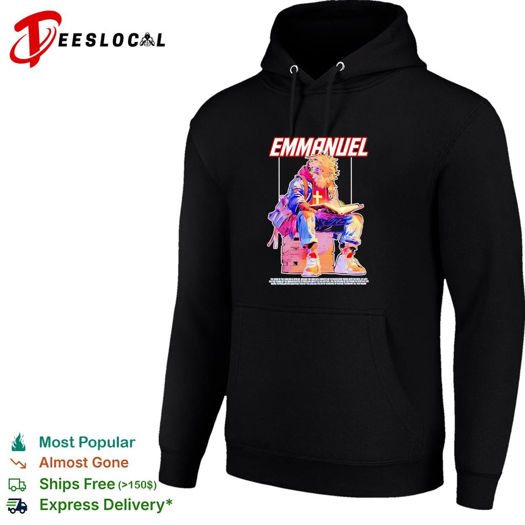 Lion Emmanuel the spirit of the lord god is upon me to comfort all that mourn shirt