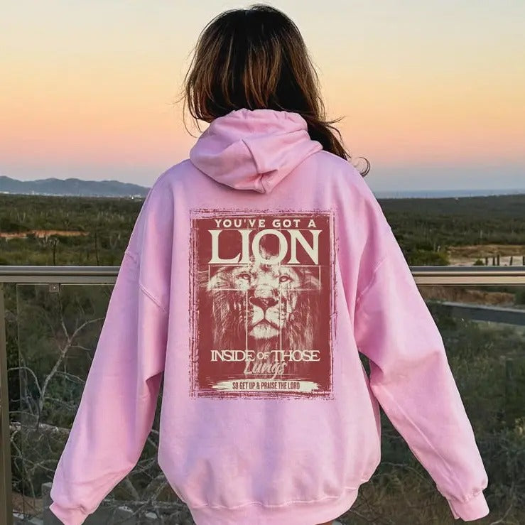 Lion Hoodie,Religion Hoodie,Jesus Christ Hoodie,Religious Sweatshirt,Religion Shirt,Christian Hoodie,Bible Verse...