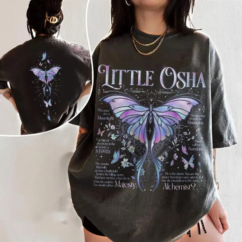 Little Osha Butterfly Comfort Colors T-Shirt, Quicksilver Fan Shirt, Saeris Fane Kingfisher Inspired Tee, Quicksilver...