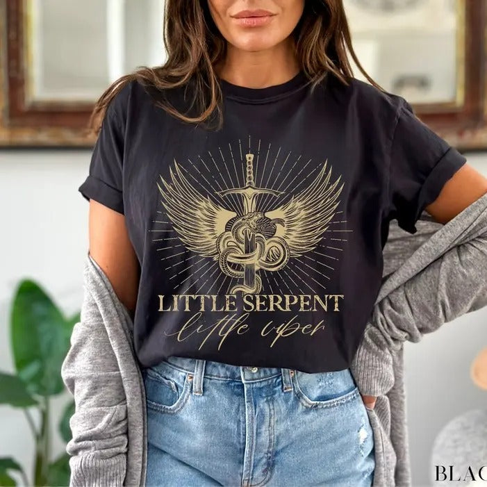 Little Serpent Serpent & Wings Night Serpent Wings Night Carissa Broadbent Oraya Crowns Nyaxia T-Shirts, Hoodie, Sweatshirt