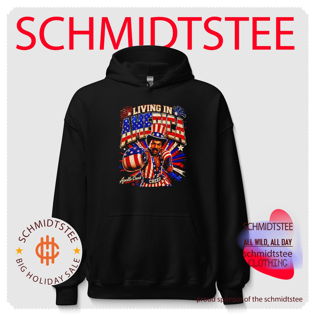 Living In America Rocky Apollo Creed 4th Of July Shirt