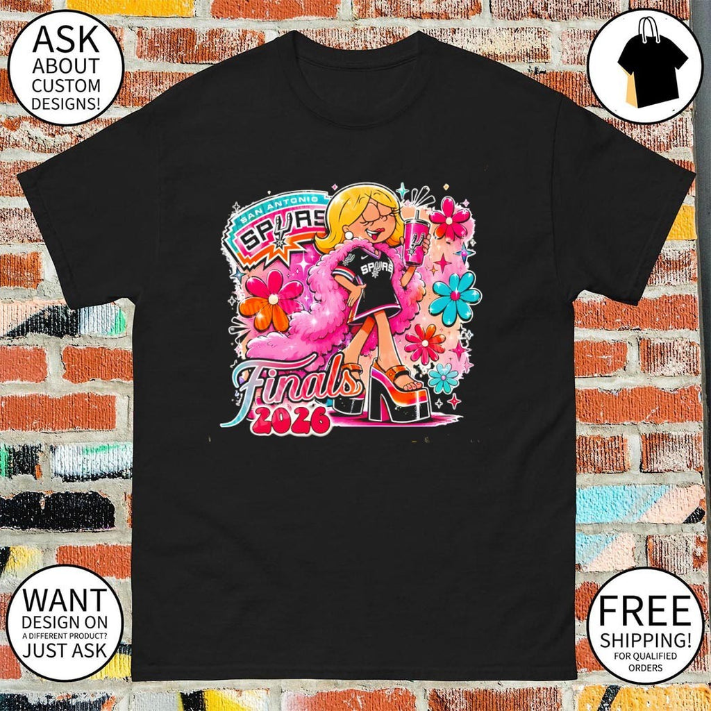 Lizzie McGuire San Antonio Spurs Basketball Finals 2026 graffiti shirt