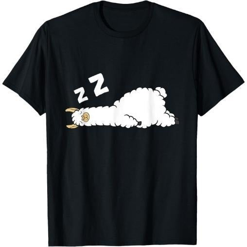 Llama Sleeping Tired Llama Pajama Love Llamas T-Shirt Made in USA Hoodie Sweatshirt | PrintMintTees.com
