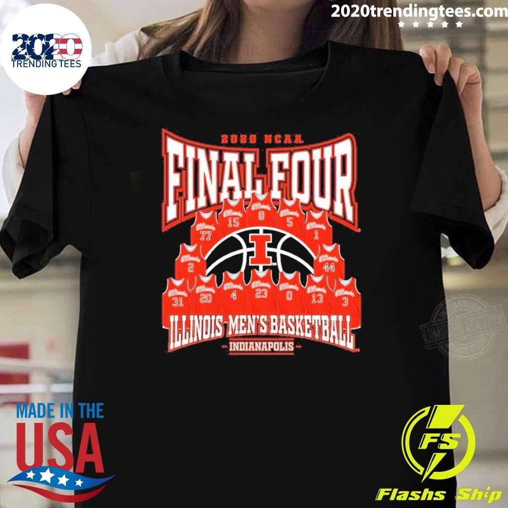 Llinois Fighting Illini 2026 Final Four Ncaa Men’s Basketball Jersey Shirt