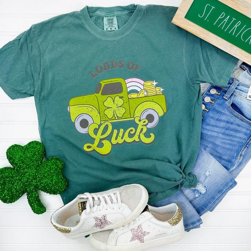 Loads Luck Truck Comfort Colors Shirt Hoodie Sweatshirt