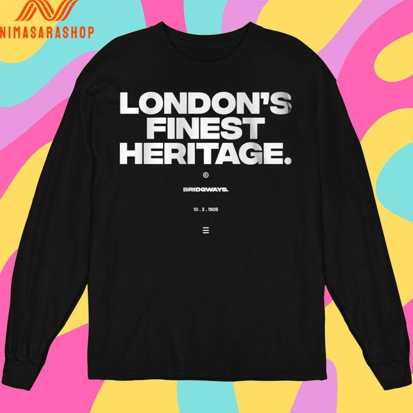 London’s Finest Heritage Bridgways 10 3 1905 Shirts