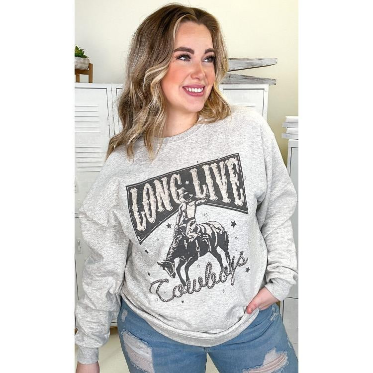 Long Live Cowboys Graphic Sweatshirt