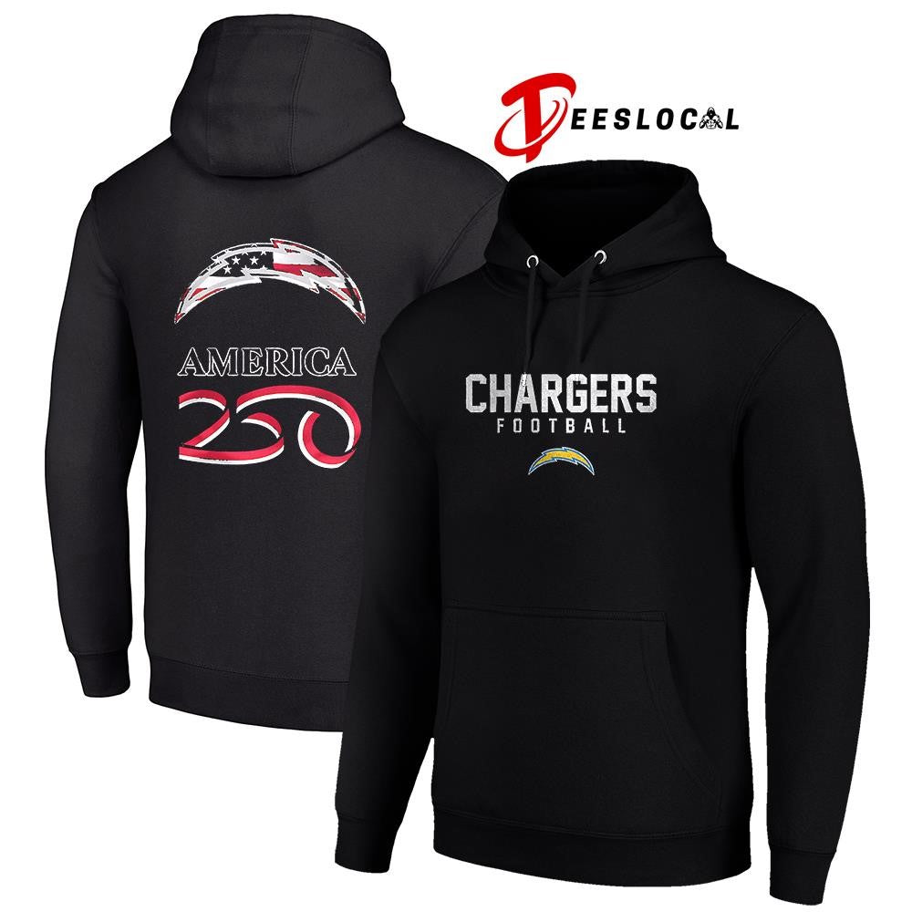 Los Angeles Chargers x 250 years of America camo shirt