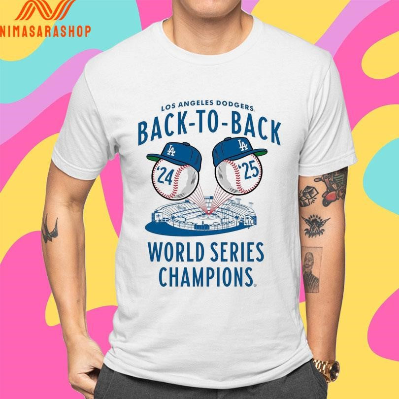 Los Angeles Dodgers Back To Back Jack’s World Series Champions 2024-2025 Shirts
