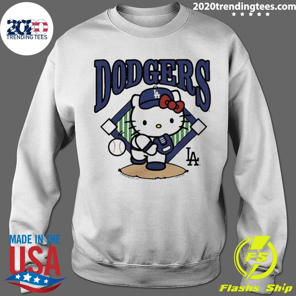 Los Angeles Dodgers Mlb X Hello Kitty Shirt
