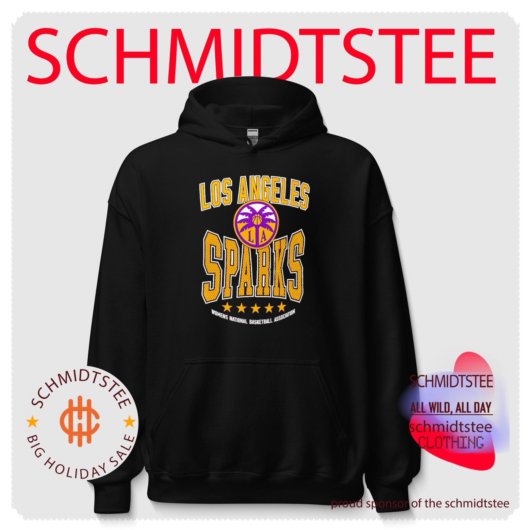 Los Angeles Sparks WNBA 2026 Starter Center Squeeze shirt