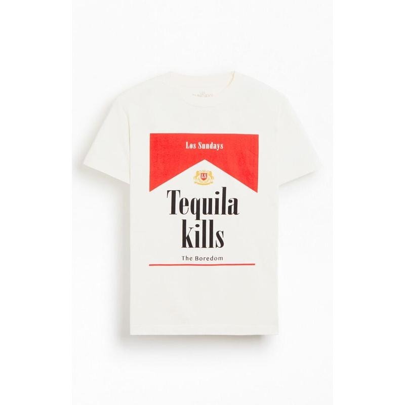 Los Sundays Men's Tequila Kills T-Shirt - Multicolor Hoodie, Sweatshirt | PrintMintTees.com