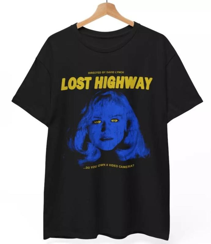 Lost Highway movie t-shirt, David Lynch classic film tshirt, Horror Unisex teeHISTORY Hoodie Sweatshirt | PrintMintTees.com