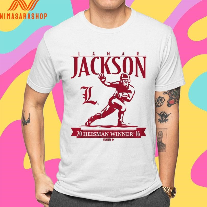 Louisville Cardinals Football Lamar Jackson Heisman Trophy 2016 Shirts