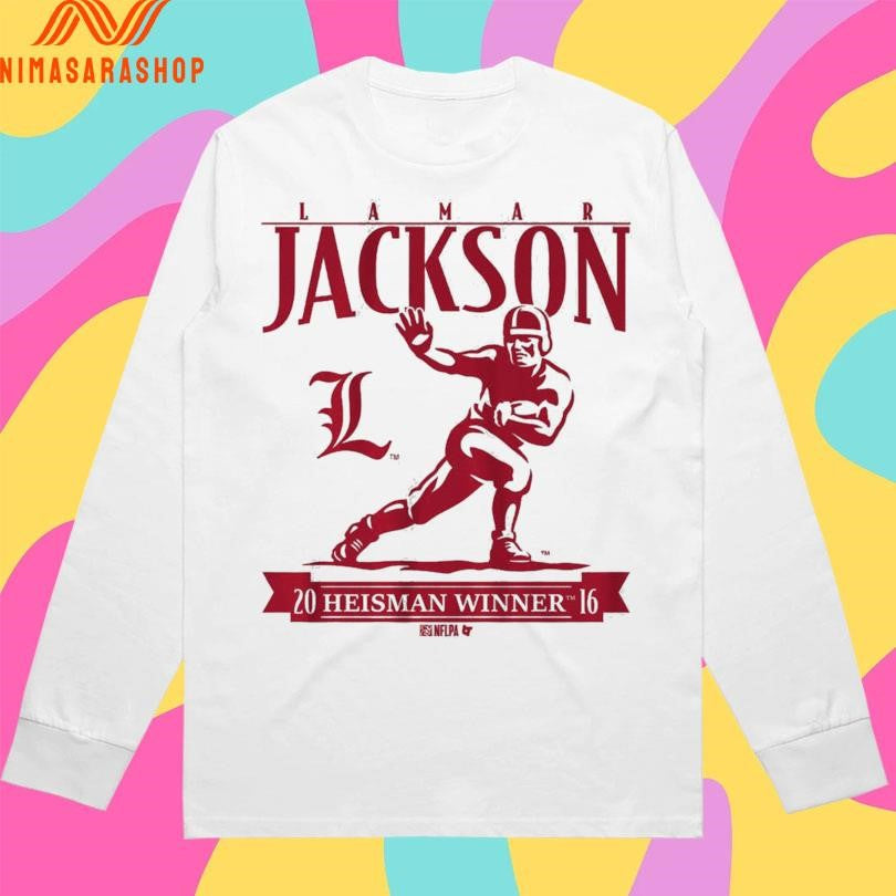 Louisville Cardinals Football Lamar Jackson Heisman Trophy 2016 Shirts