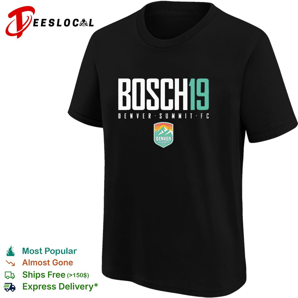 Lourdes Bosch 19 Denver Summit FC professional women’s soccer team shirt
